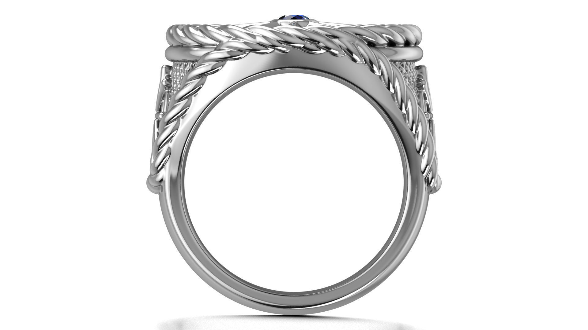 Signet Ring 3D print model_2