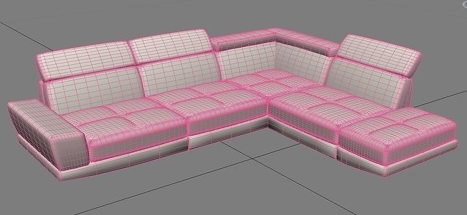 malena sofa Free 3D model