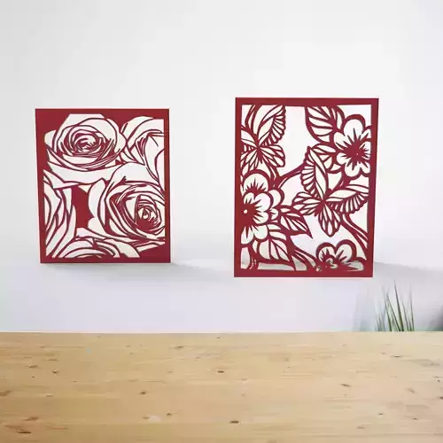FLORA WALL ART DECOR 3D print model