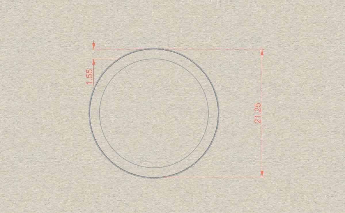 Model 708 8 US Size Ring Auger Pave Diamond 3D print model_7