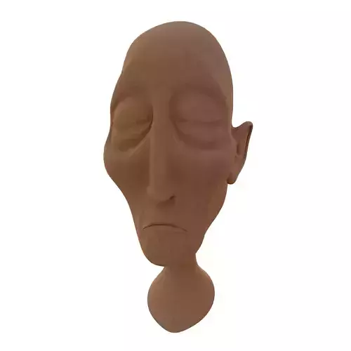 stylized head
