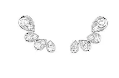 Fashion pusset earrings by Chaumet 3d print model 3D print model