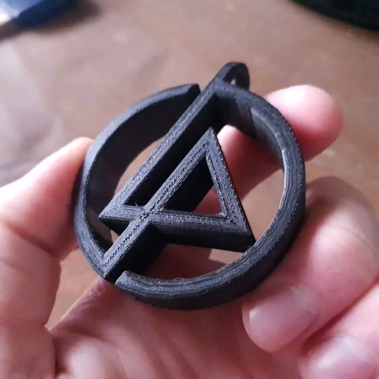 Linkin Park - Keychain 3D print model_0