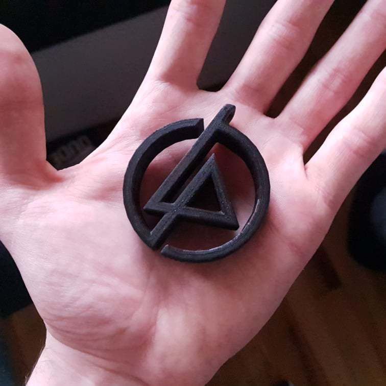 Linkin Park - Keychain 3D print model_3