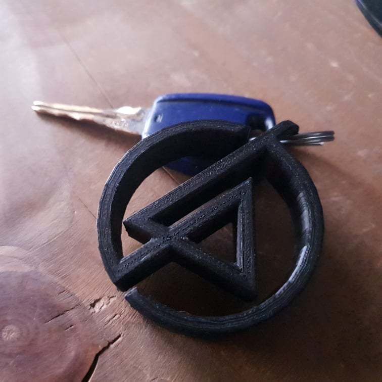 Linkin Park - Keychain 3D print model_5
