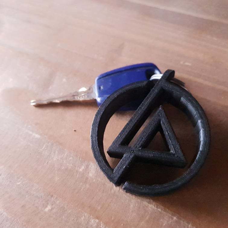 Linkin Park - Keychain 3D print model_4