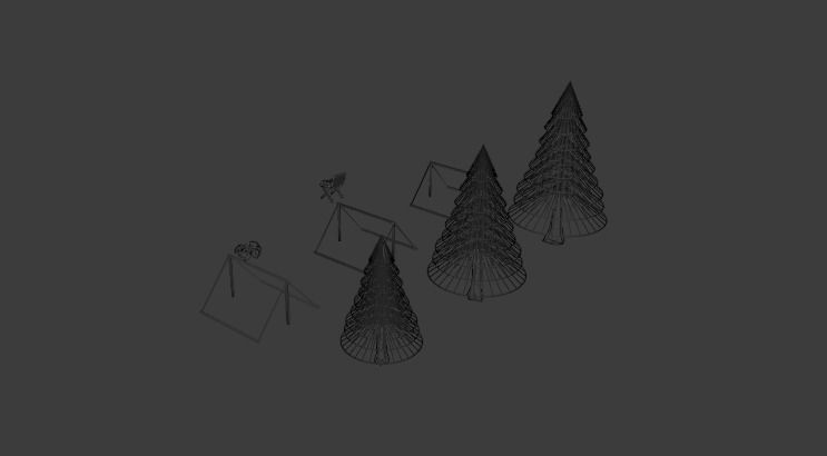 Camping set Free 3D model_4