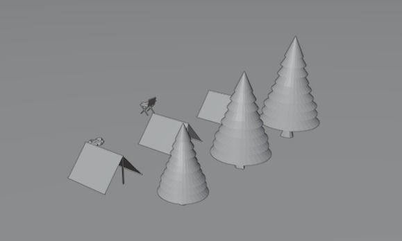 Camping set Free 3D model_7
