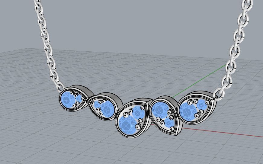 Fashion Jewelry Set Pack by Chaumet 3D print model_7