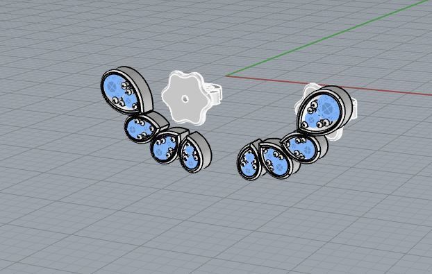 Fashion Jewelry Set Pack by Chaumet 3D print model_5