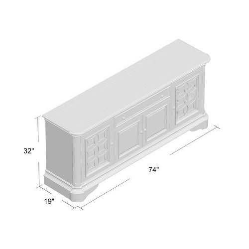 Jovani TV Stand 3D model 2