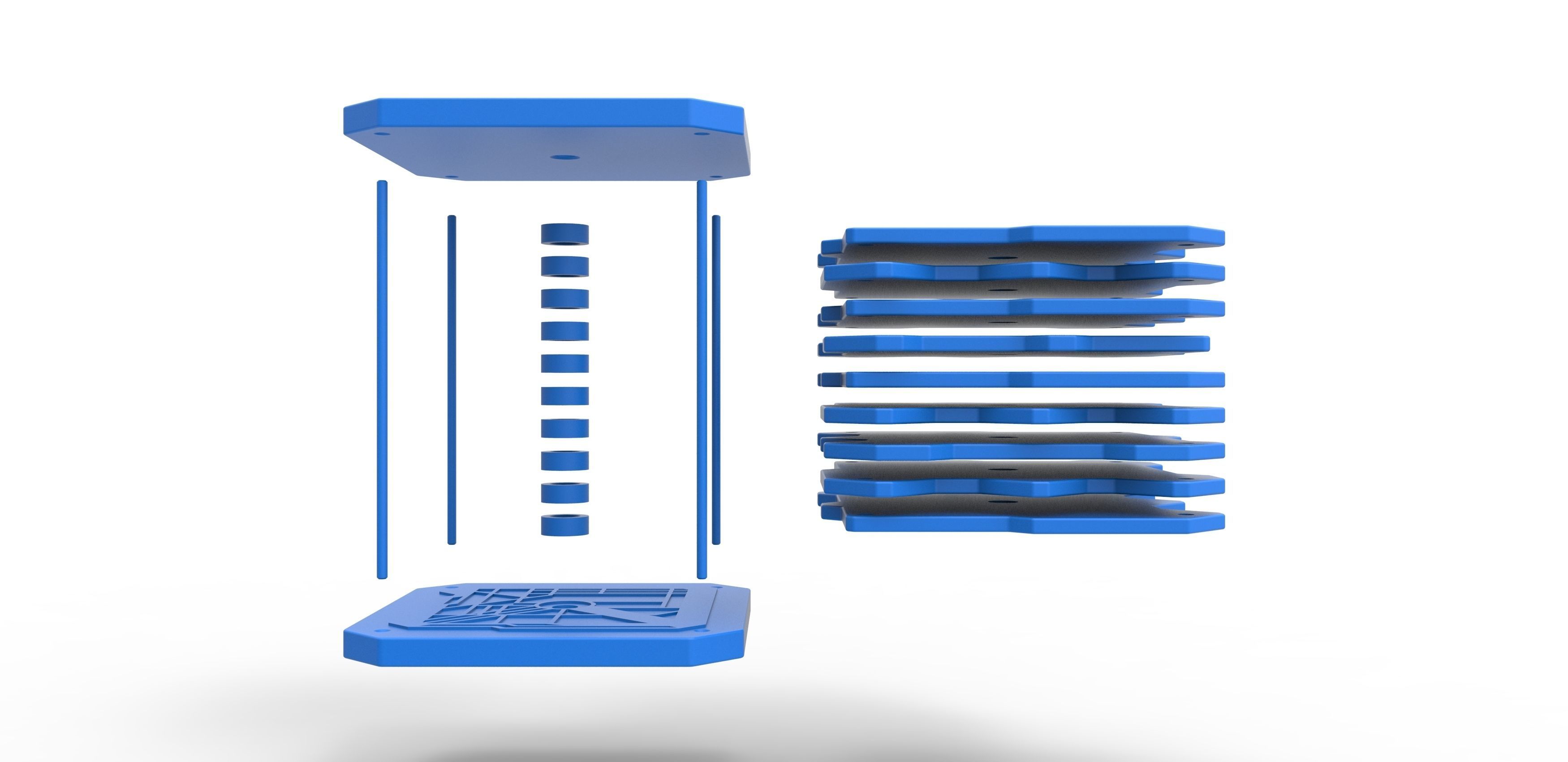 Tech cube from Star Trek The Next Generation 3D print model_12