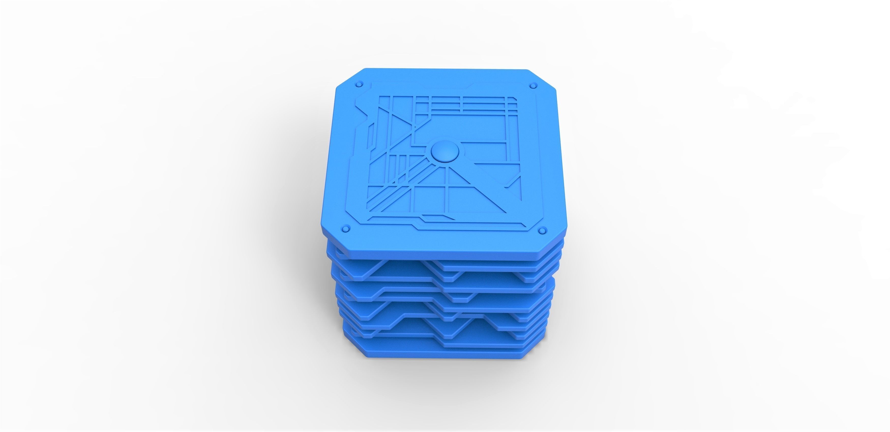 Tech cube from Star Trek The Next Generation 3D print model_7