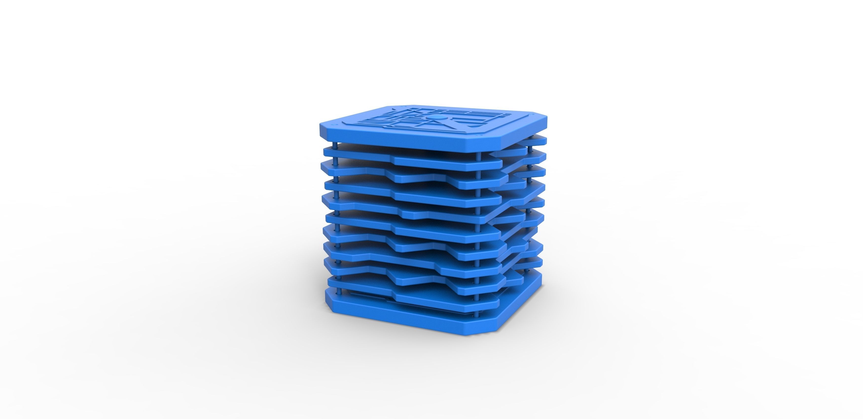 Tech cube from Star Trek The Next Generation 3D print model_3