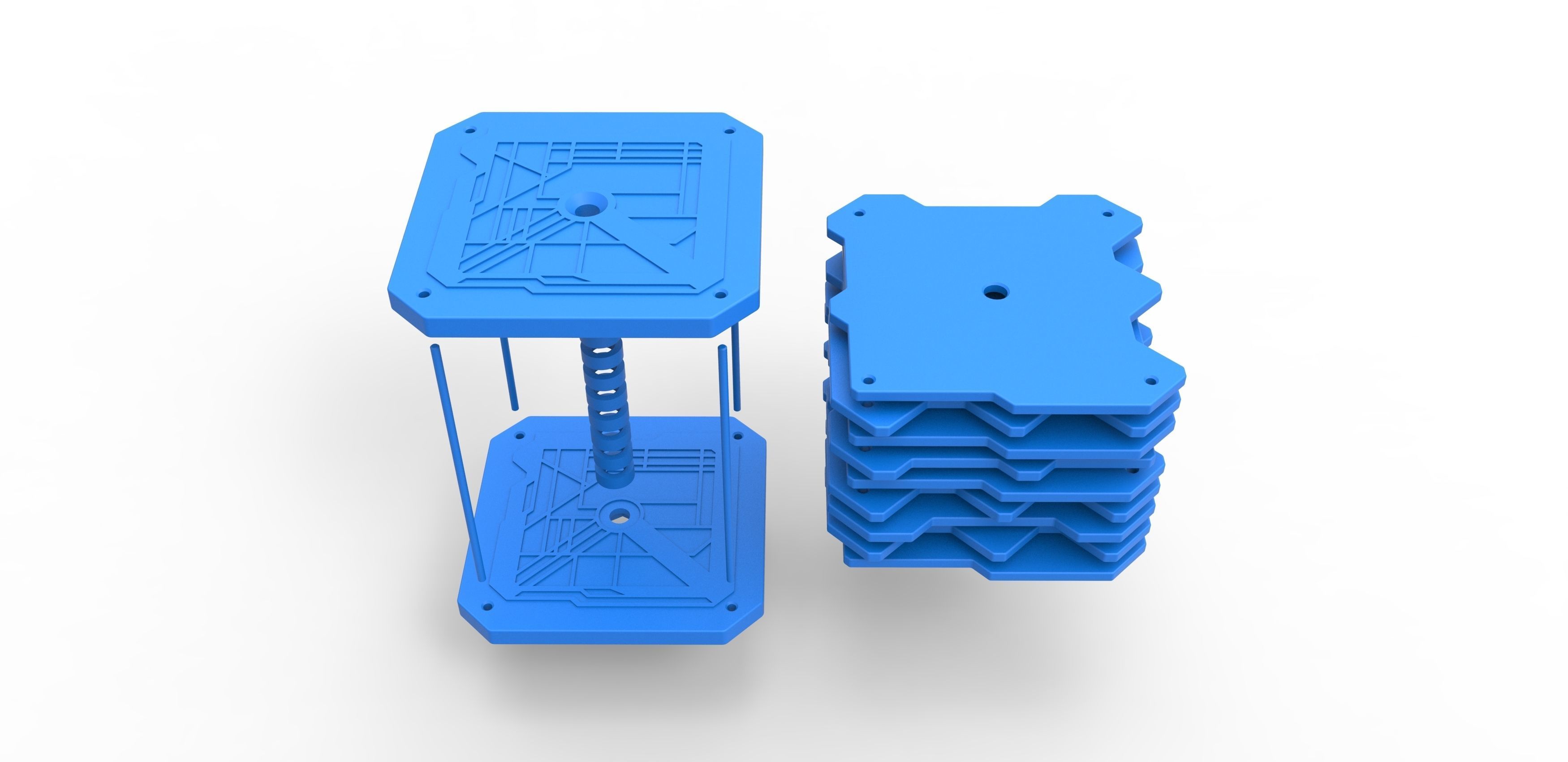 Tech cube from Star Trek The Next Generation 3D print model_13