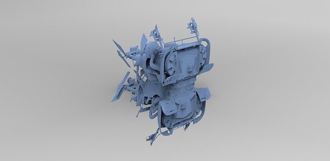 Star Wars inspired Pod Racer 1  3D model