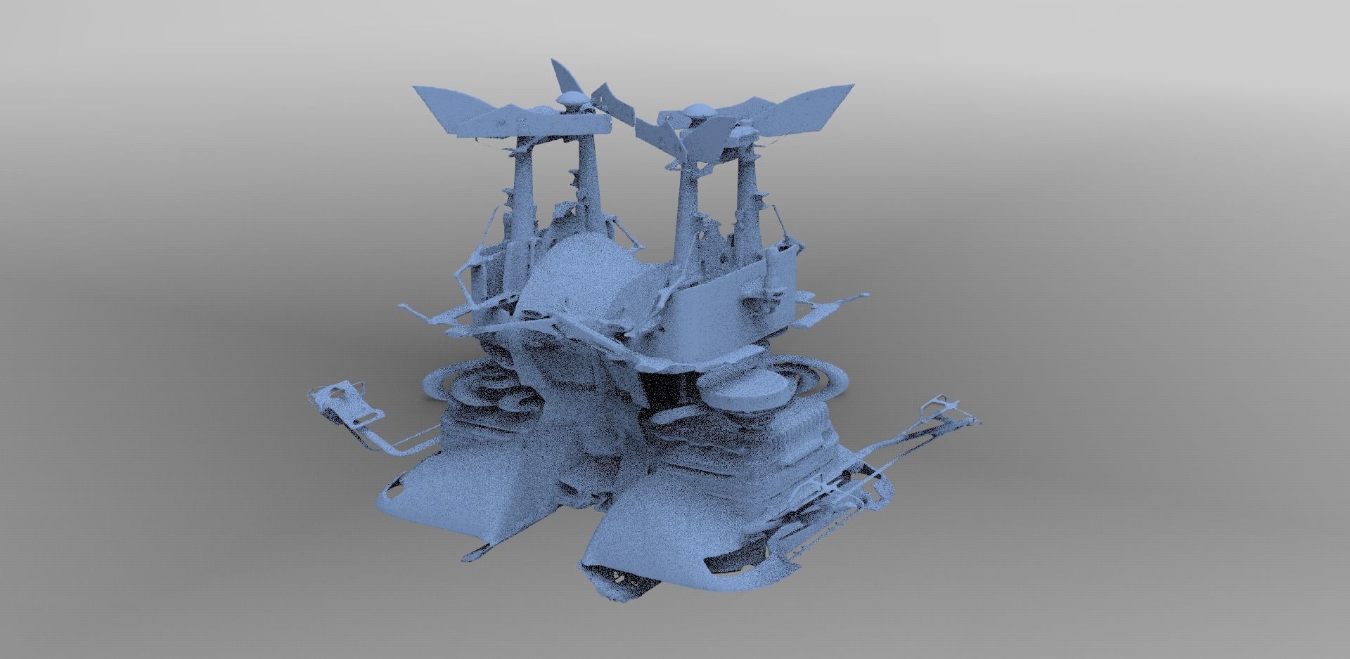 Star Wars inspired Pod Racer part 3D model_1