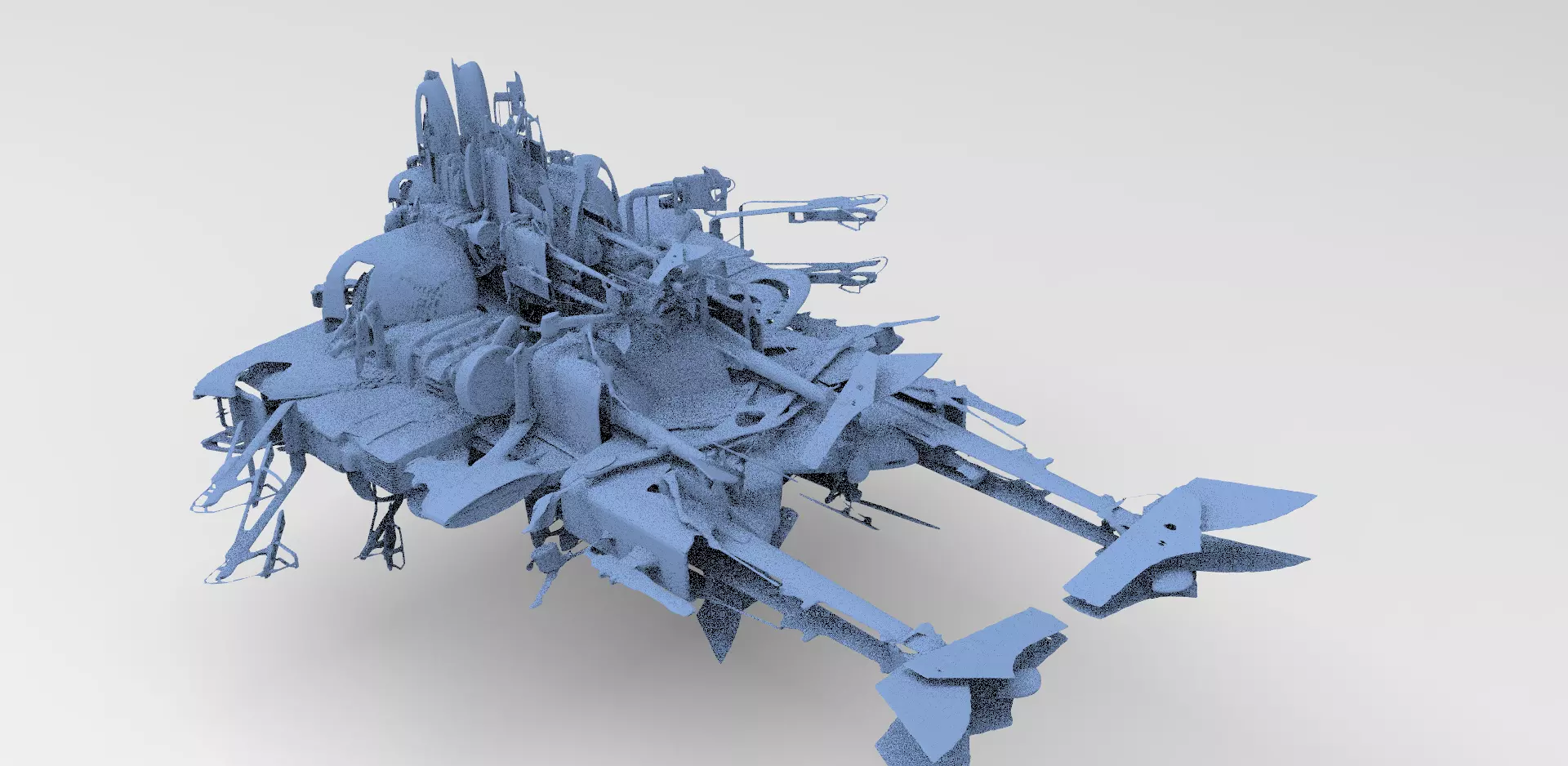 Star Wars inspired Racer  3D model_0