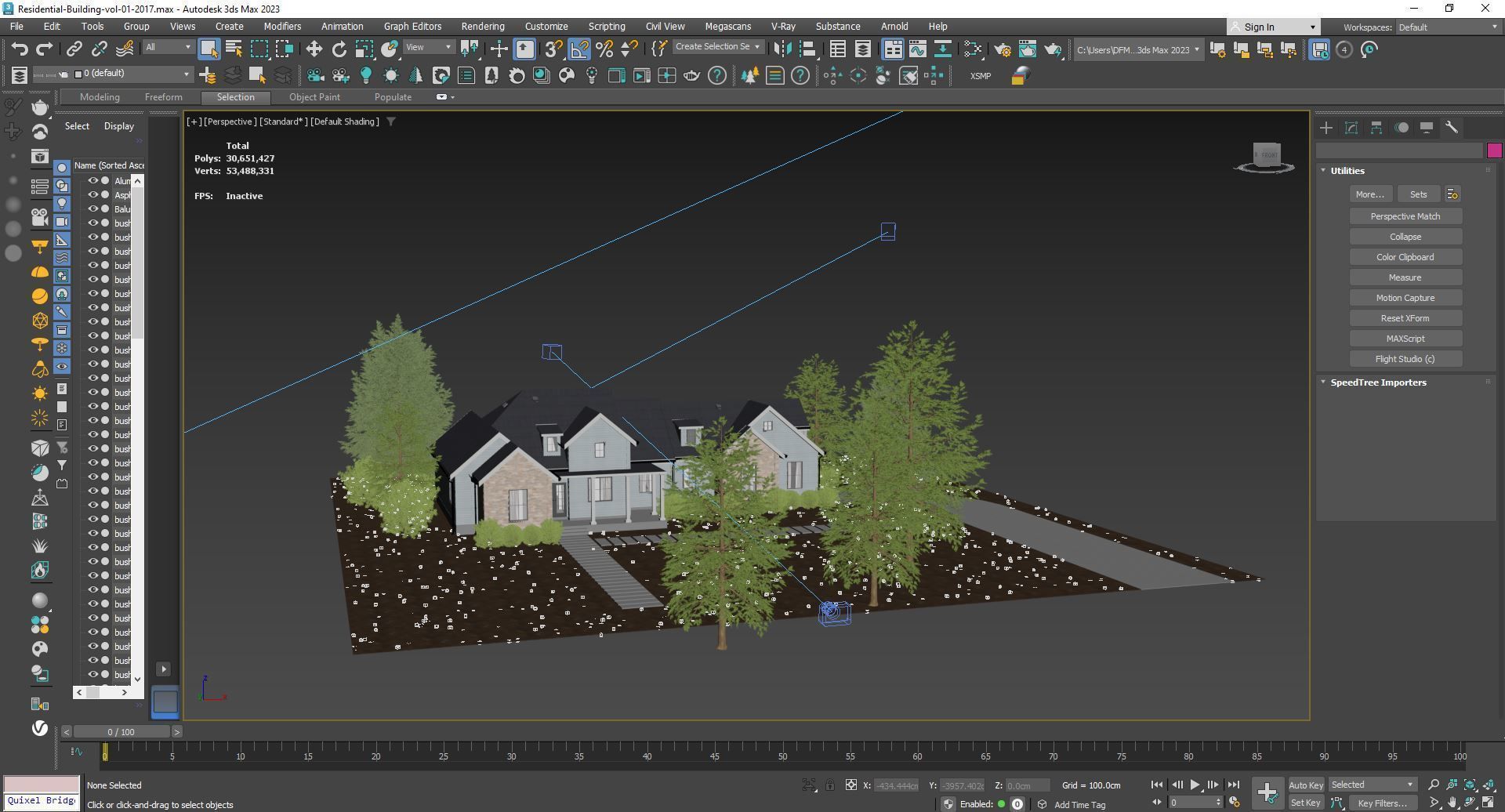 Residential-Building-vol-01-3Dmodel Low-poly 3D model_7