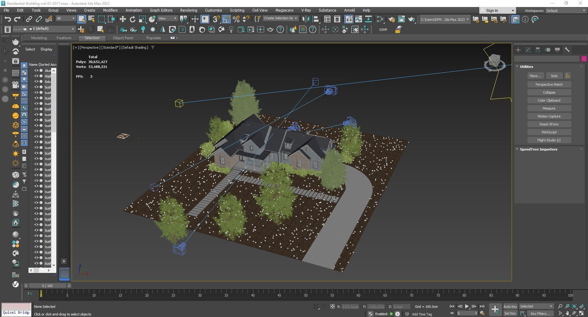 Residential-Building-vol-01-3Dmodel Low-poly 3D model_13