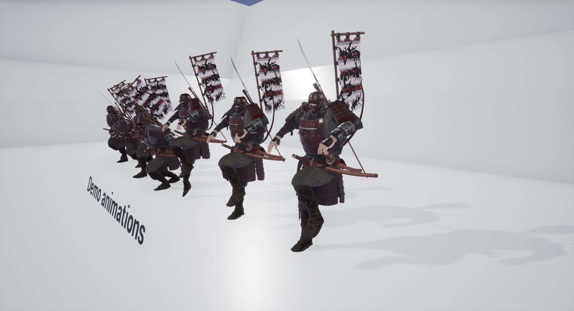 Orc heavy samurai Low-poly 3D model_26