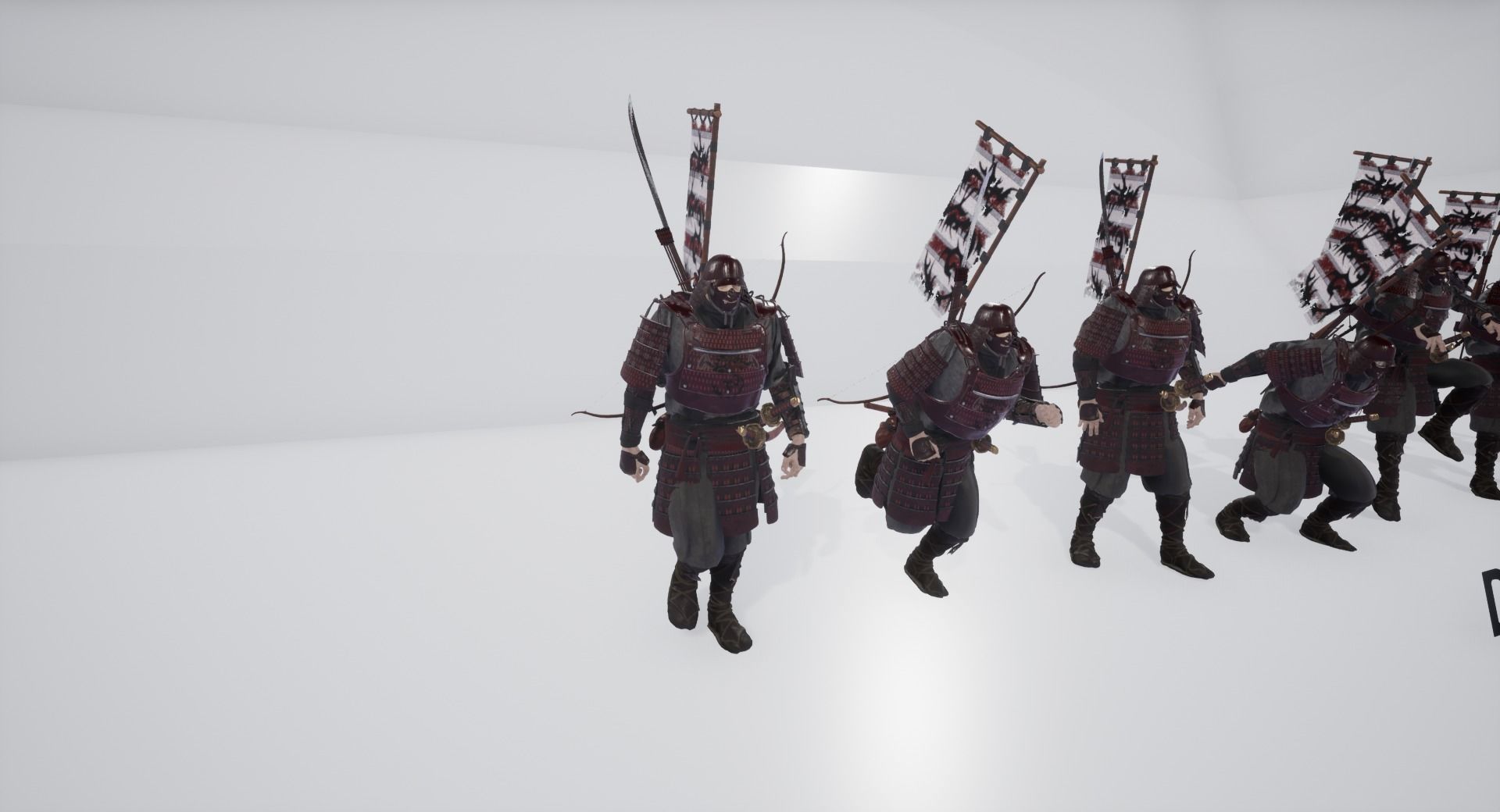 Orc heavy samurai Low-poly 3D model_19