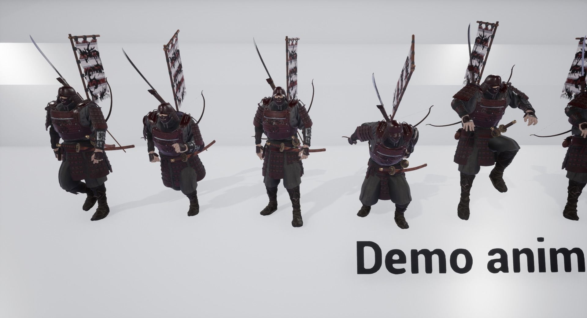 Orc heavy samurai Low-poly 3D model_21