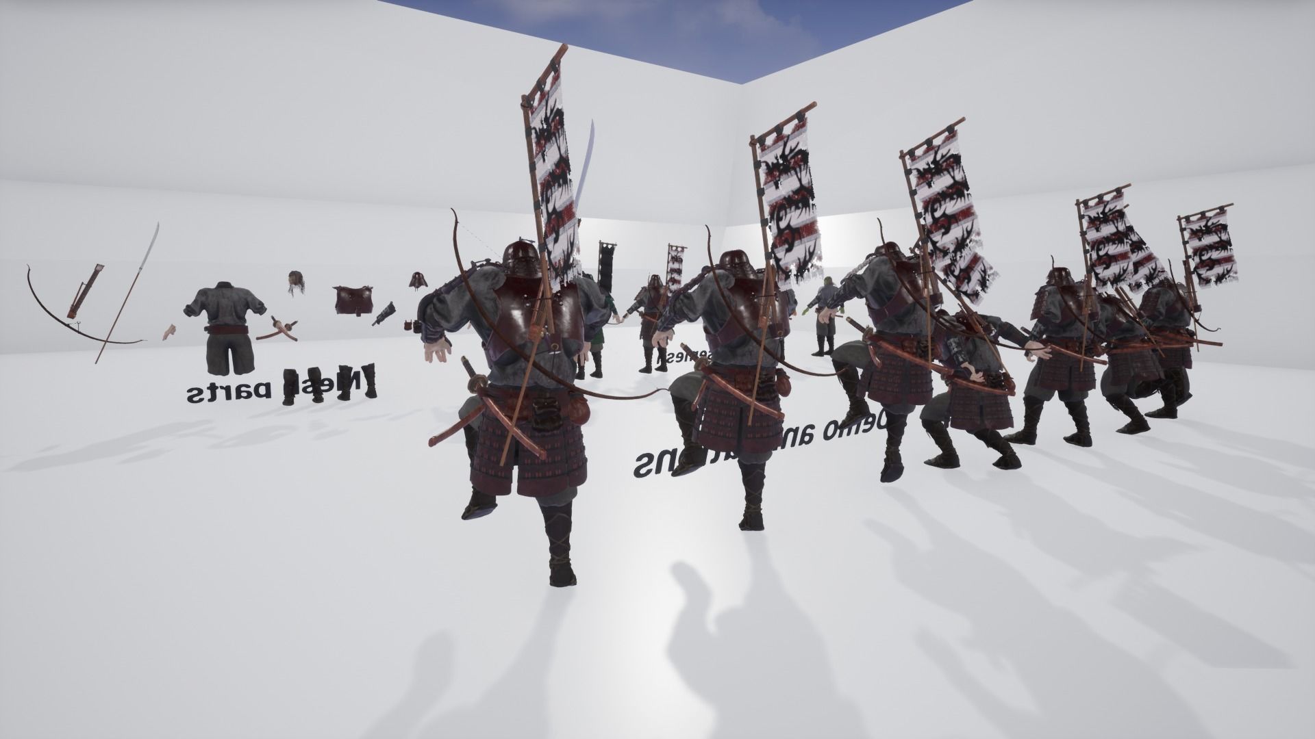 Orc heavy samurai Low-poly 3D model_27