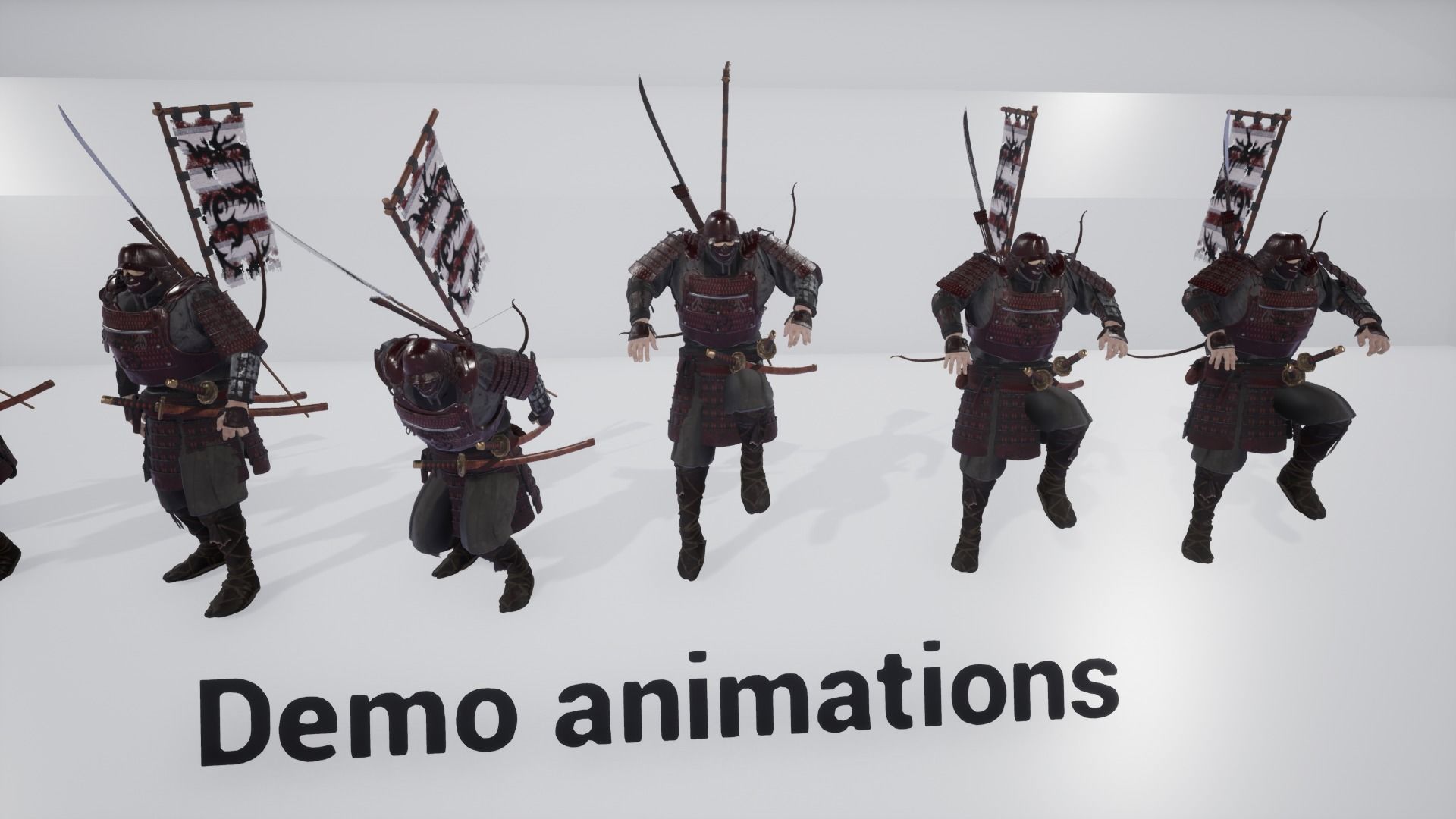 Orc heavy samurai Low-poly 3D model_17