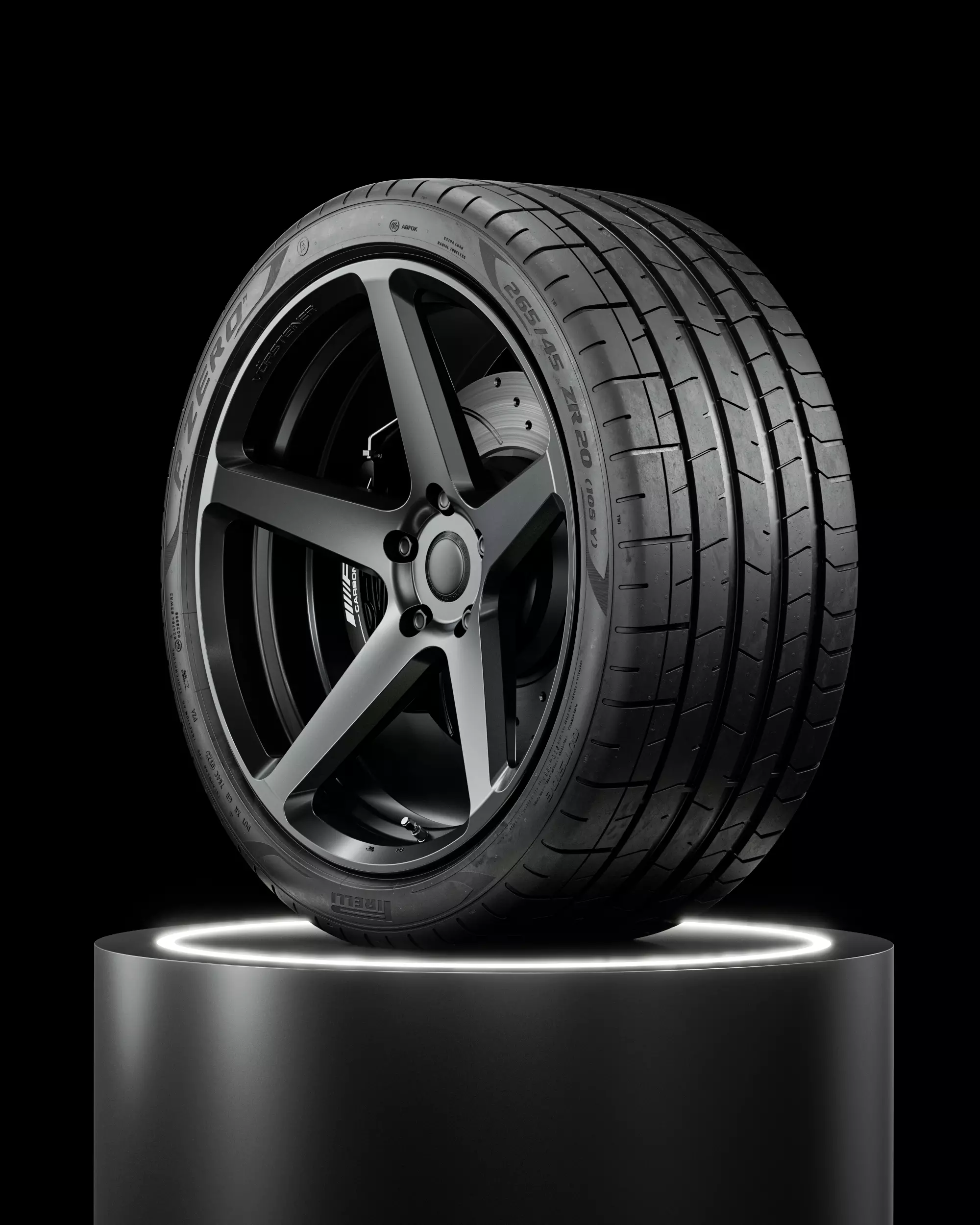 Pirelli PZ4 265 45 ZR20 108Y 3D model