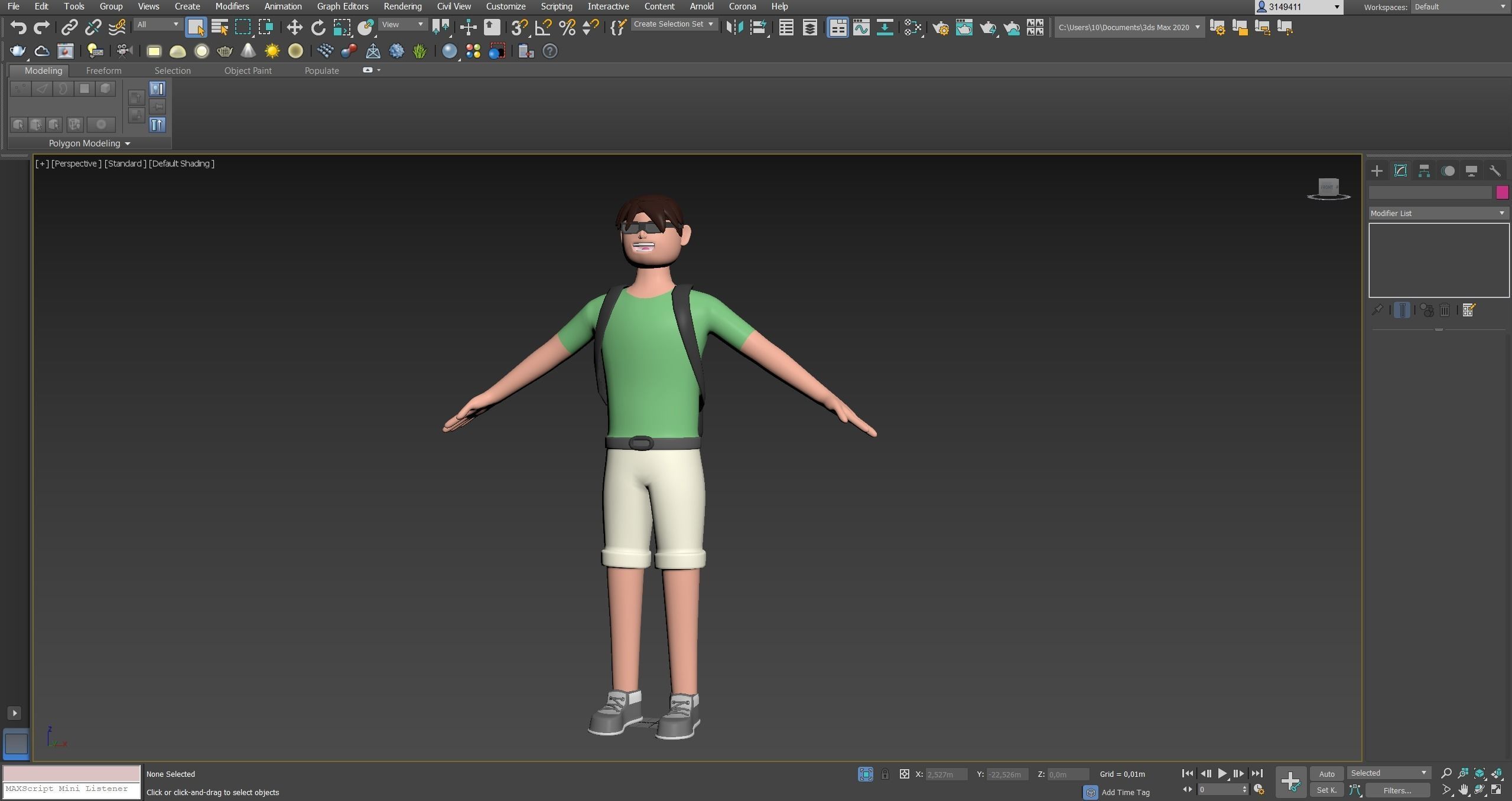 Cartoon characters 1 01 Low-poly 3D model_14