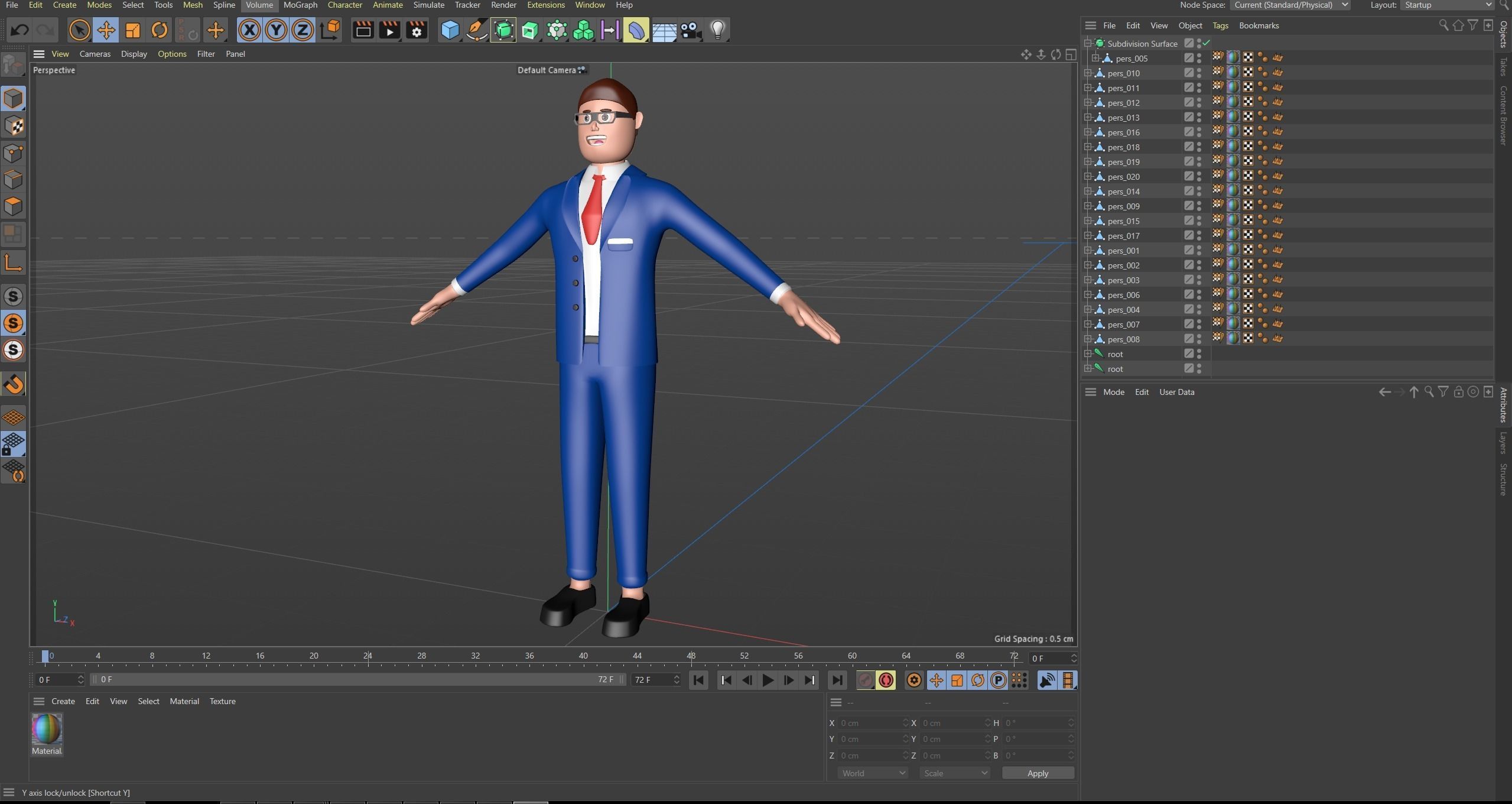 Cartoon characters 1 01 Low-poly 3D model_15