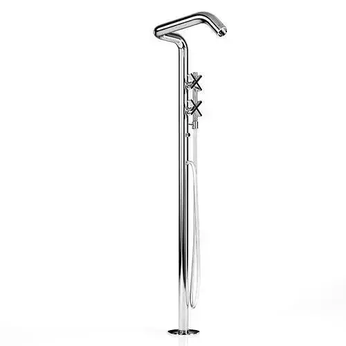 Unusual Modern Chrome Bath Faucet Fixture
