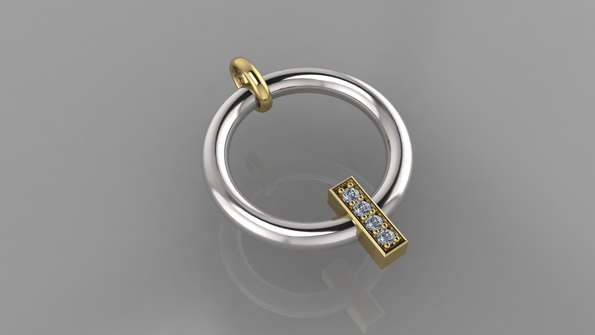 Round Necklace 3D print model_1