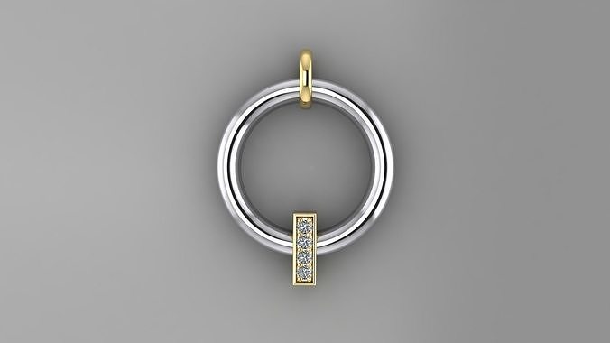 Round Necklace 3D print model