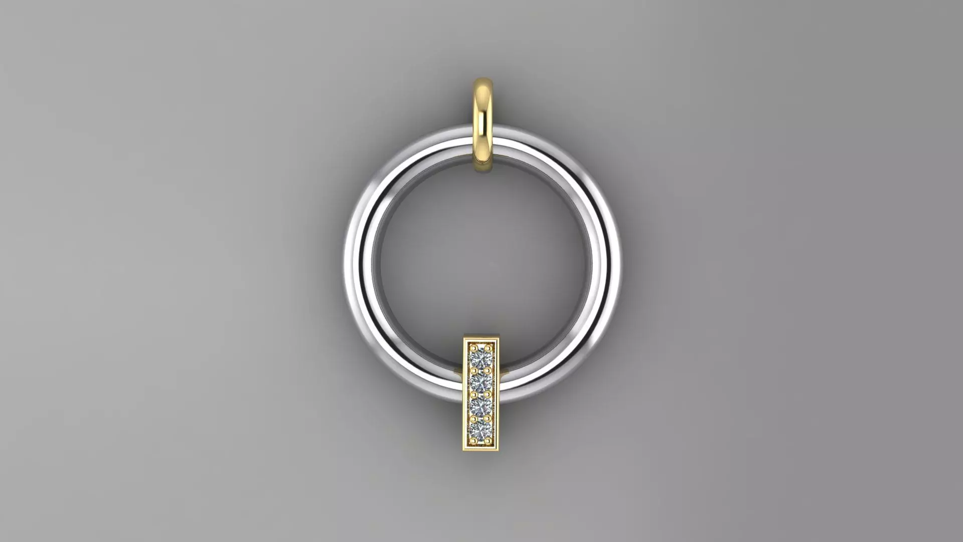 Round Necklace 3D print model_0