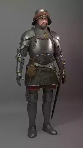 Knight in armor