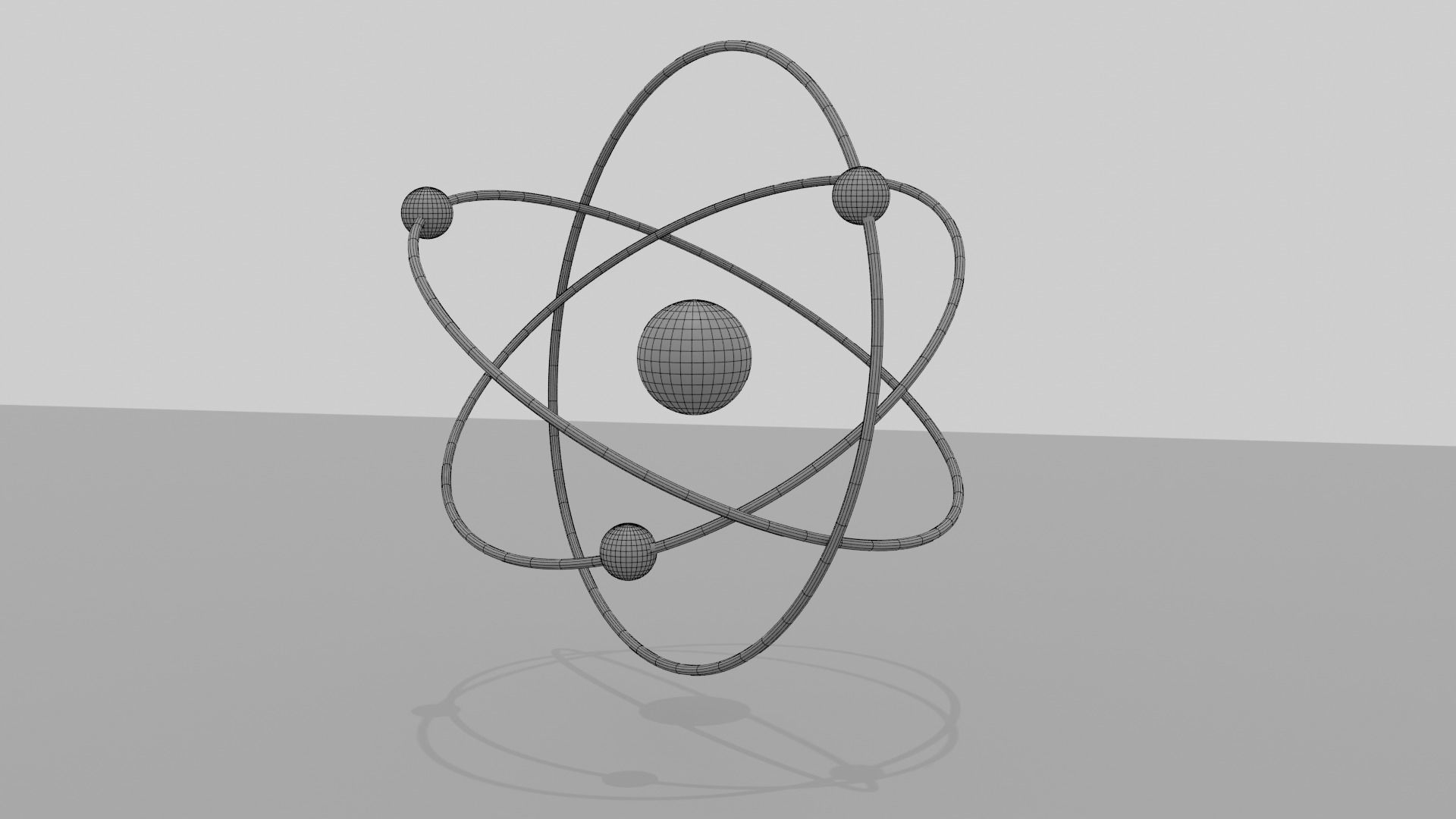 Orbital Model of Atom 3D model_5