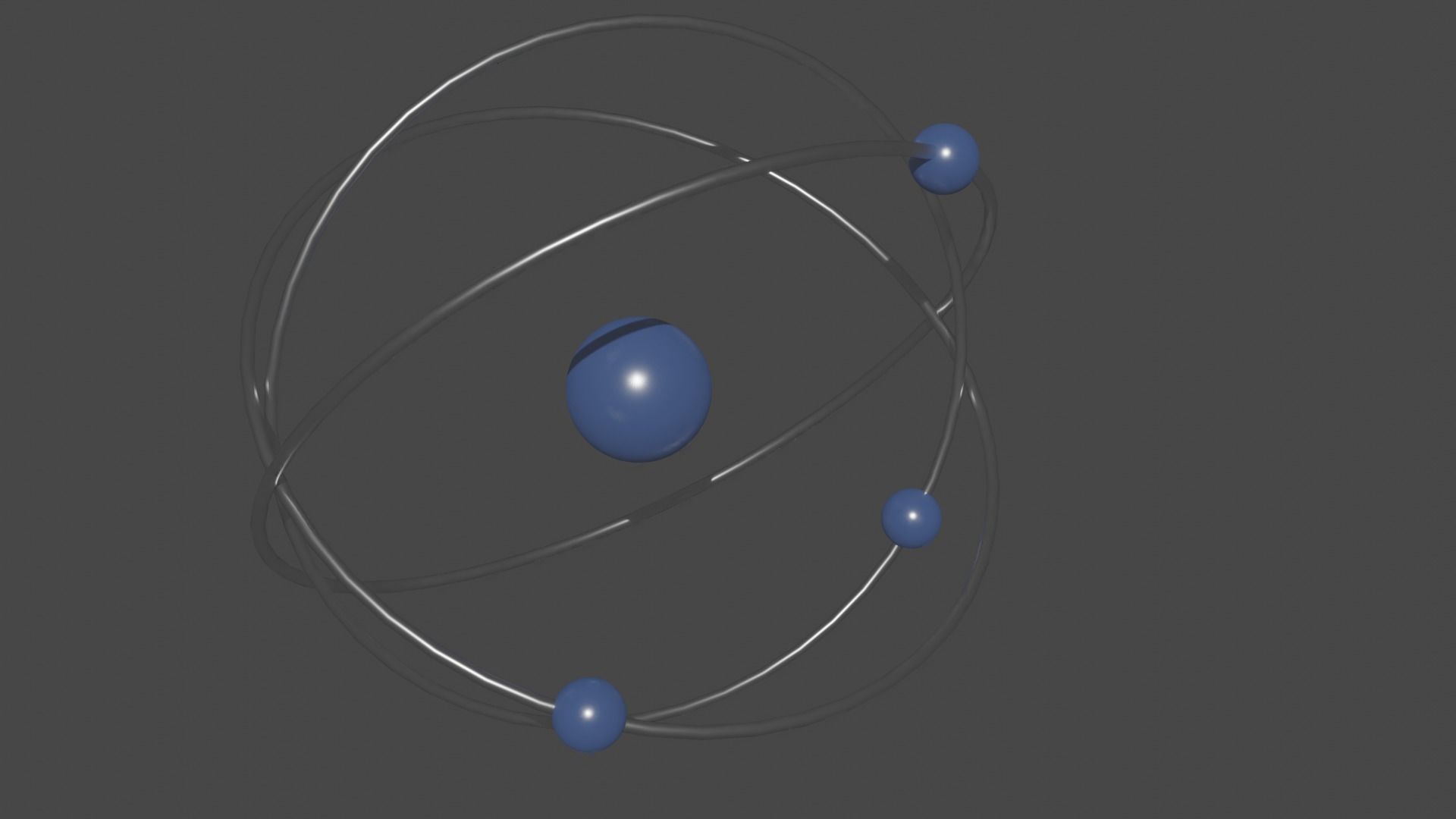 Orbital Model of Atom 3D model_1