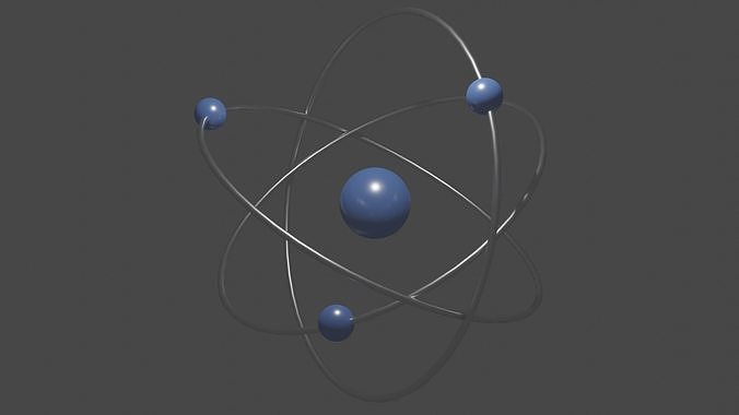 Orbital Model of Atom 3D model