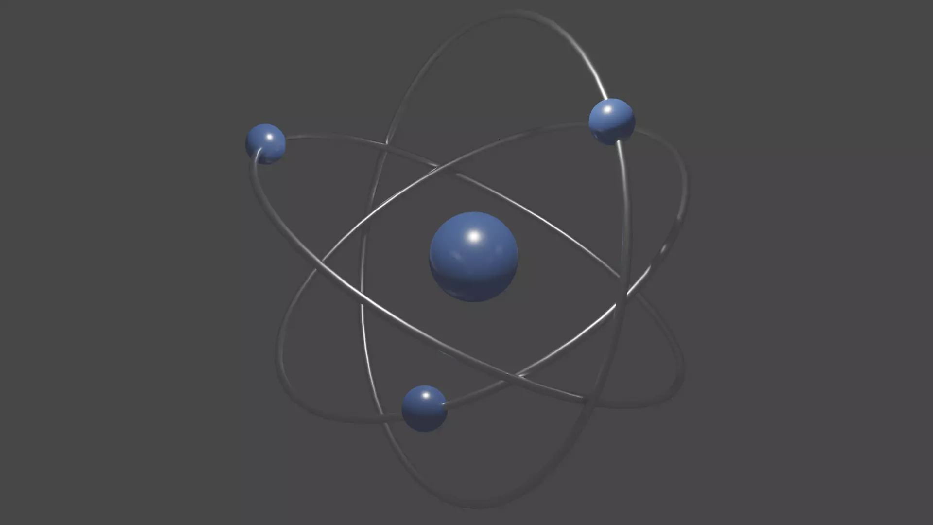 Orbital Model of Atom 3D model_0