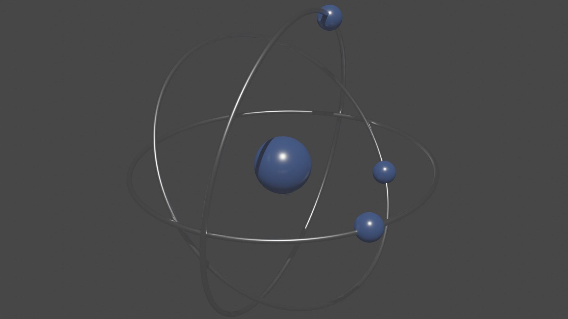 Orbital Model of Atom 3D model_3