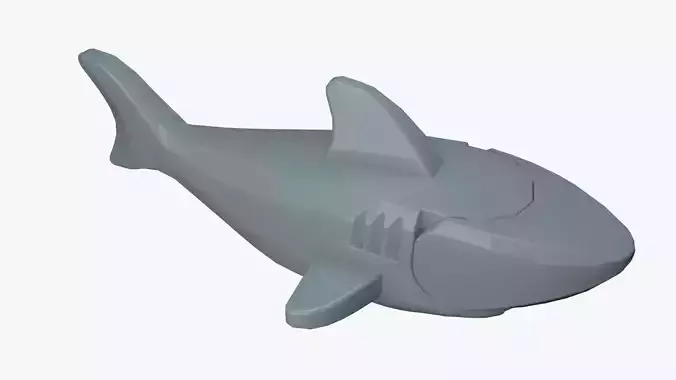 Lego Low Poly Shark