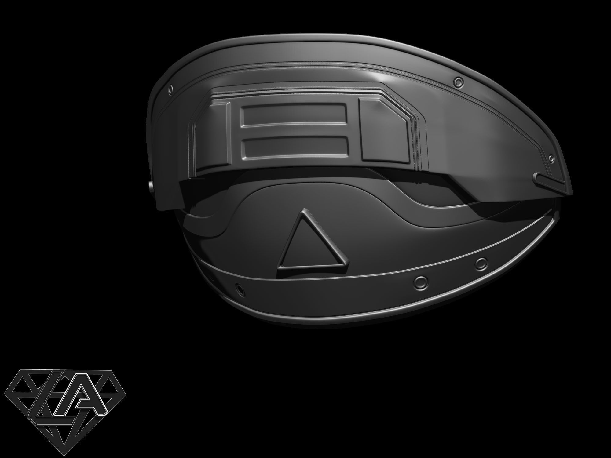 Shoulder armor 3D print model_7