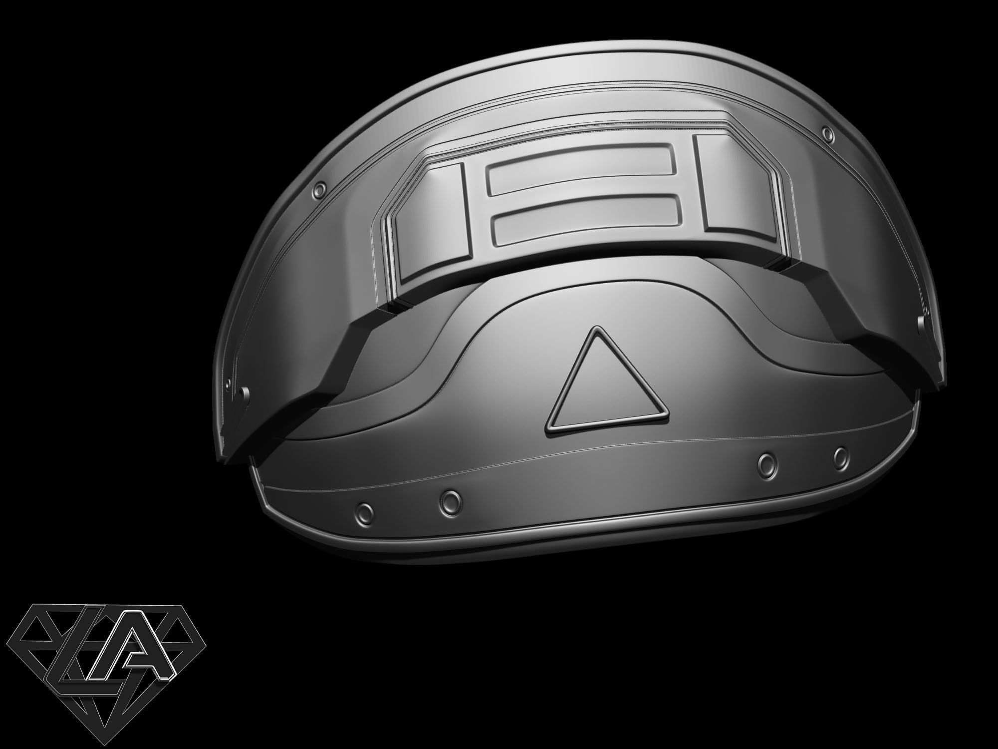 Shoulder armor 3D print model_5