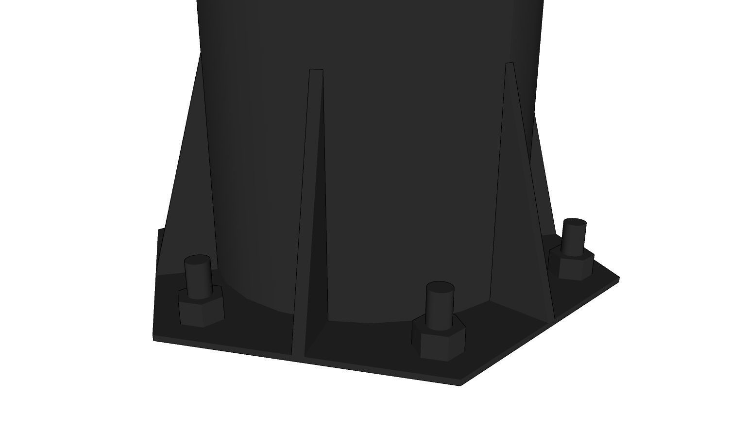 Lamp Post - Light Pole - Light Post - Street Light 29 3D model_5