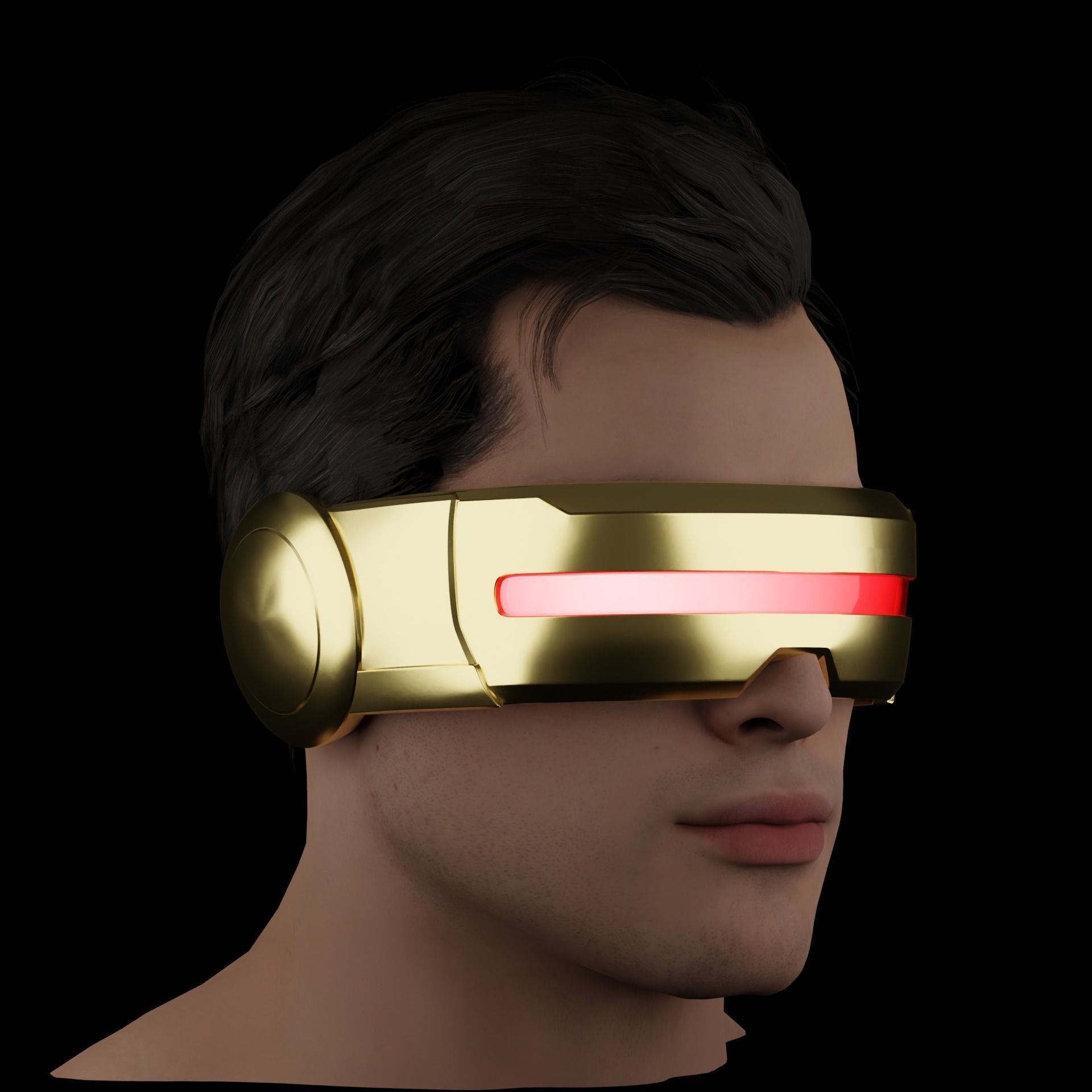 Cyclops Visor 3D print model_1