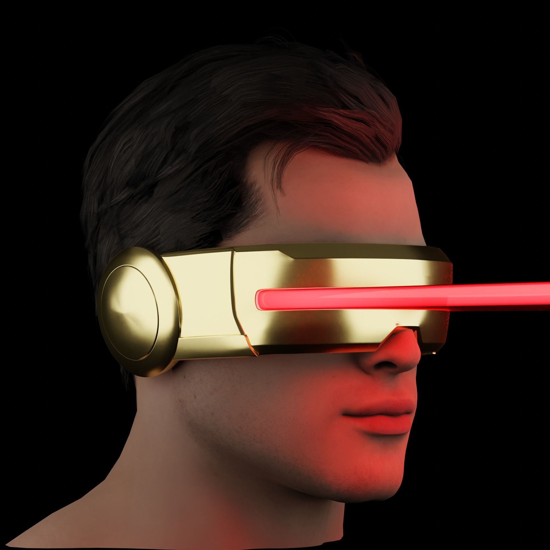 Cyclops Visor 3D print model_2