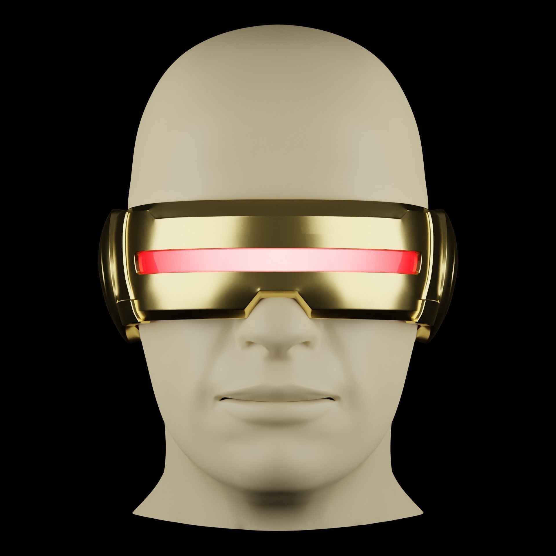 Cyclops Visor 3D print model_3