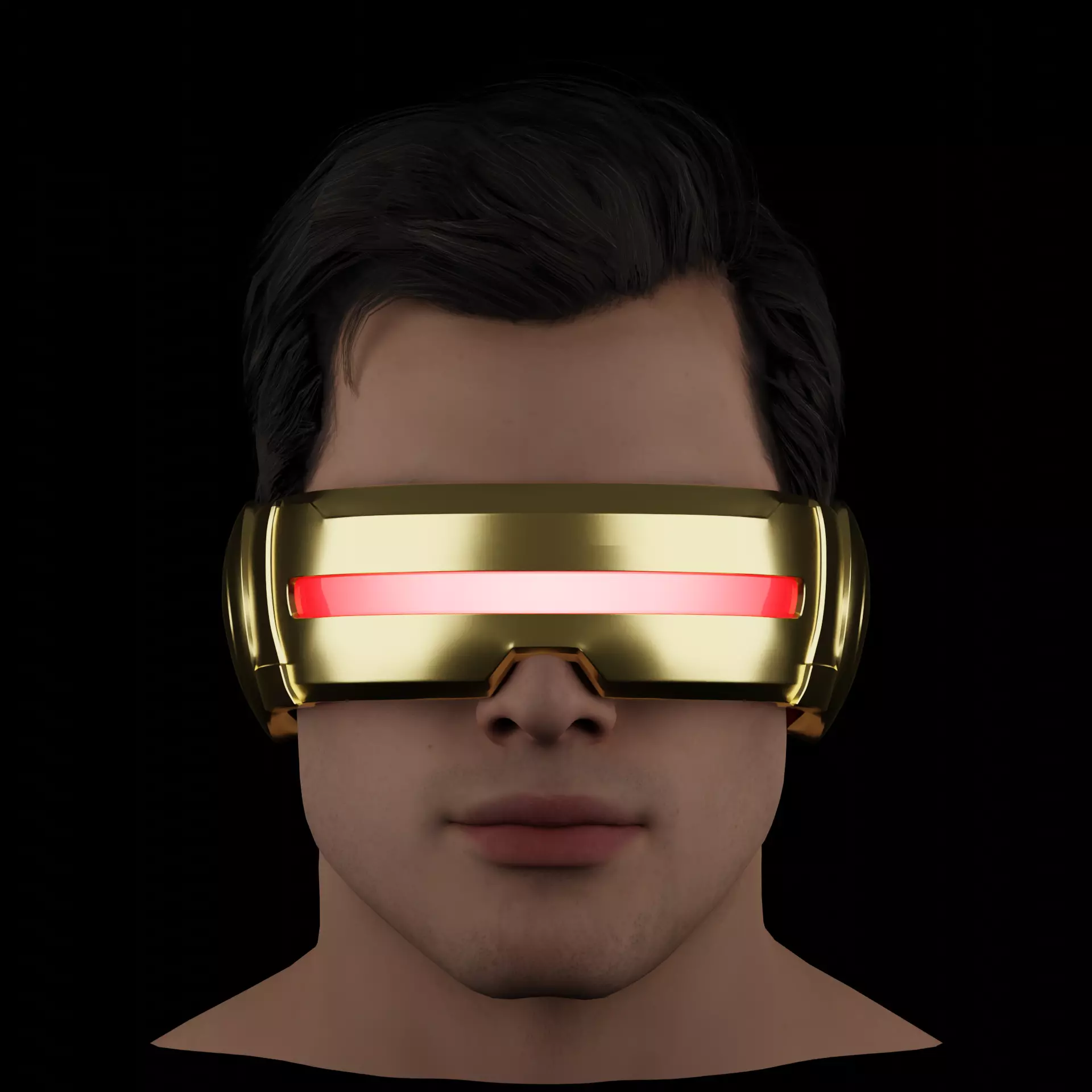 Cyclops Visor 3D print model_0